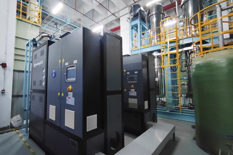 半導(dǎo)體廢水蒸發(fā)處理280kw電加熱導(dǎo)熱油爐「歐能機械」