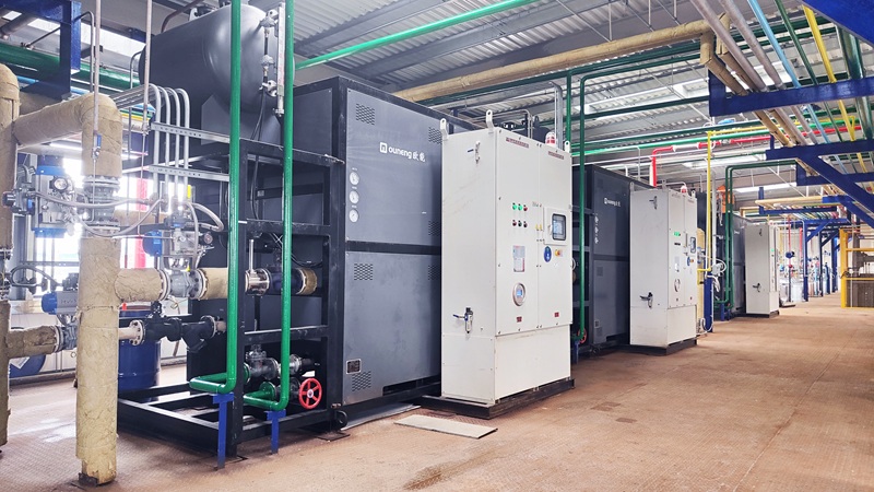 防爆有機熱載體鍋爐正壓柜通什么氣體？